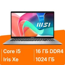 Изображение товара MSI Modern 15 F13MG-087XRU ноутбук 15.6 IPS Intel Core i5 16ГБ 1ТБ SSD FreeDOS
