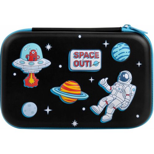 Пенал BRAUBERG 271556 271556, Space Out, 1 отделение, форма прямоугольная, черный