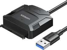 Изображение товара Адаптер-переходник UGREEN CR108 для 2.5" и 3.5" дисков USB 3.0