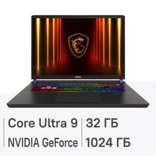 Изображение товара Игровой ноутбук MSI Vector 17 HX AI A2XWJG 17 IPS 24 ядра 32ГБ 1ТБ RTX 5090 FreeDOS