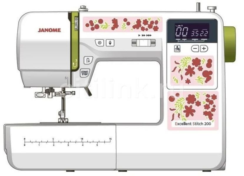 Швейная машина Janome Excellent Stitch 200 белый