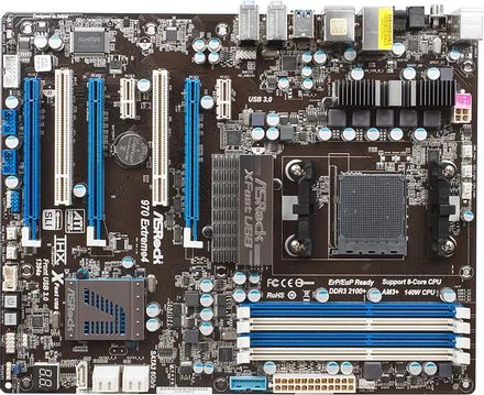 Материнская плата ASRock 970 EXTREME4, SocketAM3+, AMD 970, ATX, Ret