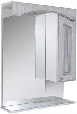 Шкаф MIXLINE Крит 60 без подсветки,  с зеркалом,  подвесной,  600х800х170 мм,  белый [521792]