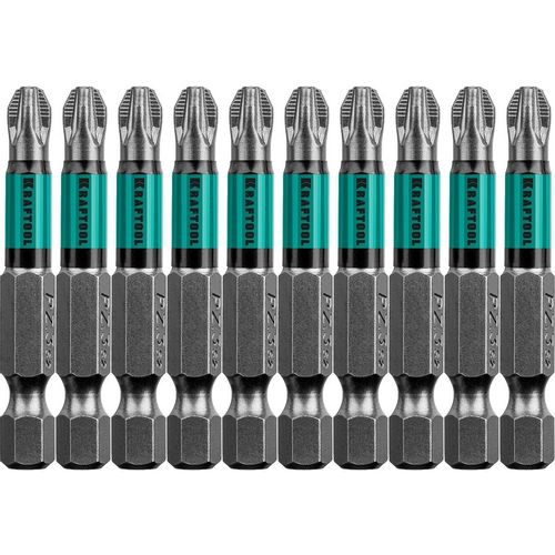 Набор бит Kraftool 26124-3-50-10, шестигранный (1/4HEX — E), 10шт — цена и наличие Набор бит Kraftool 26124-3-50-10, шестигранный (1/4HEX — E), 10шт