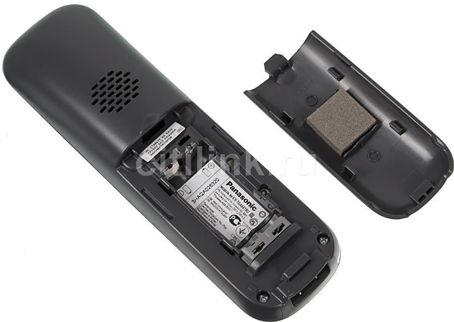 Радиотелефон Panasonic KX-TG6811RUM, серый металлик – купить в Ситилинк ...