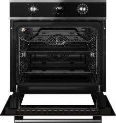 Духовой шкаф электрический KUPPERSBERG High-Tech HO 677 BX,  70л,  черный/нержавеющая сталь