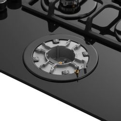 Газовая варочная панель MEFERI Glass Ultra MGH604,  черный