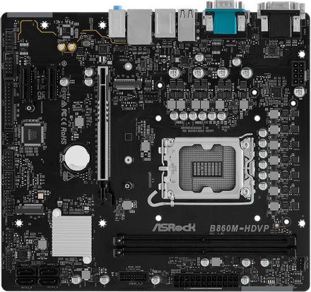 Материнская плата ASRock B860M-HDVP, Socket LGA 1851, Intel B860, mATX, Ret