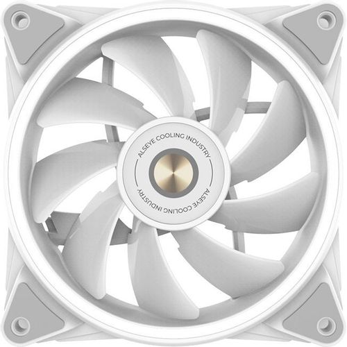 Вентилятор ALSEYE Halo Pro W 120мм, 4-pin, 2100об/мин, 26 дБ, ARGB, белый, Ret