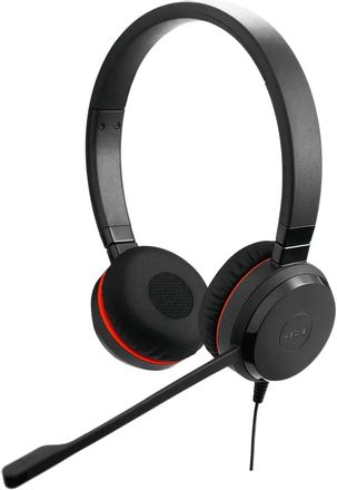 Гарнитура Jabra Evolve 20 SE,  для контактных центров, накладные,  проводные, черный [4999-823-369]