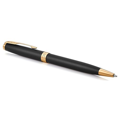 Ручка шариковая Parker Sonnet Core K528 Matte Black GT чернила черный коробка подарочная [1931519]