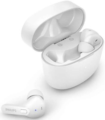 Наушники Philips TAT2206WT/00, Bluetooth, внутриканальные, белый