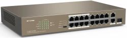 Коммутатор IP-COM F1118P-16-150W, неуправляемый