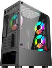 Корпус mATX BLOODY BD-CC102F,  черный