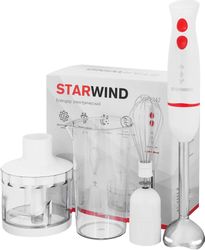 Блендер StarWind SBP2242, белый/оранжевый