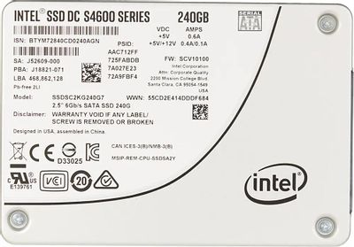 SSD Intel DC S4600 SSDSC2KG240G701 240 2.5