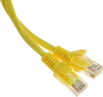 Патч-корд CABLEXPERT PP12-7.5M/Y литой (molded), UTP, кат.5E, 7.5м, 4 пары, 26AWG, алюминий омедненный, многожильный, желтый