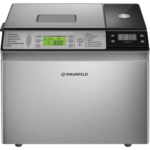 Хлебопечь MAUNFELD MBM-900DSS, серебристый