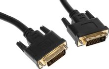 Изображение товара Кабель DVI DVI-D (m) - DVI-D (m), 1.8м, ферритовый фильтр, позолоченные контакты, черный