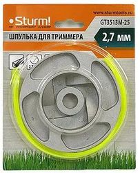 Изображение товара Катушка с леской для триммеров STURM! GT3513M-25,  2.4мм