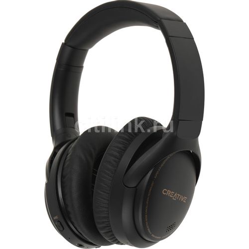 Наушники Creative Zen Hybrid, 3.5 мм/Bluetooth, мониторные, черный [51ef1010aa001]