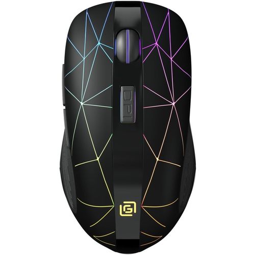 Мышь беспроводная Oklick 976GW, игровая, радио, оптическая, USB, 3200dpi, черный [1431703]