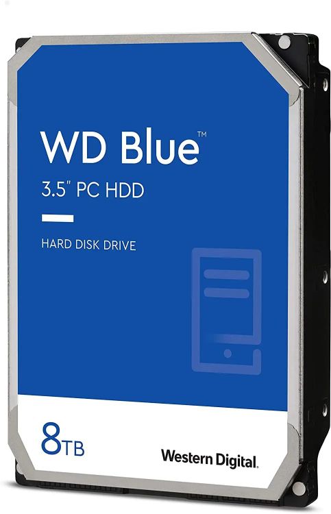 Western Digital WD80EAZZ 8TB HDD ② Жесткий диск WD Blue WD80EAZZ, 8ТБ, HDD, SATA III, 3.5