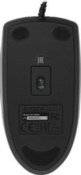 Мышь проводная A4TECH OP-620DS, USB, черный