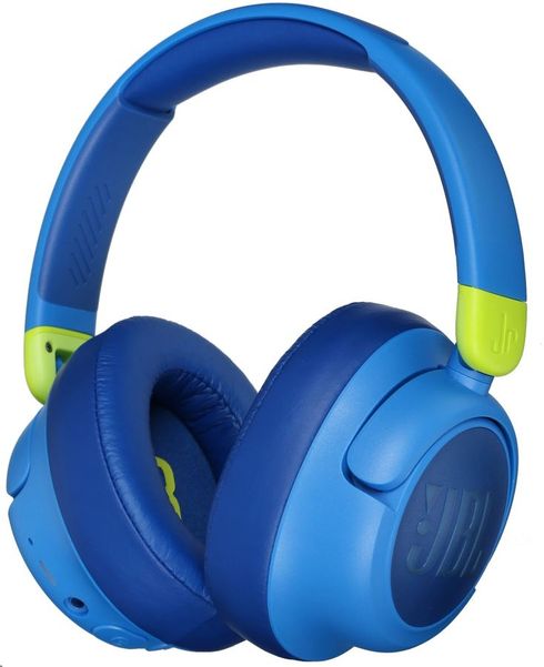 Наушники JBL JR 460NC, 3.5 мм/Bluetooth, накладные, синий [jbljr460ncblu]
