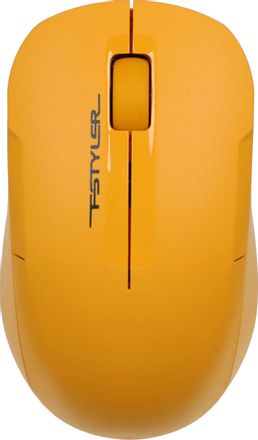 Мышь беспроводная A4TECH Fstyler FG15CS Air2, радио, оптическая, USB, 1200dpi, желтый