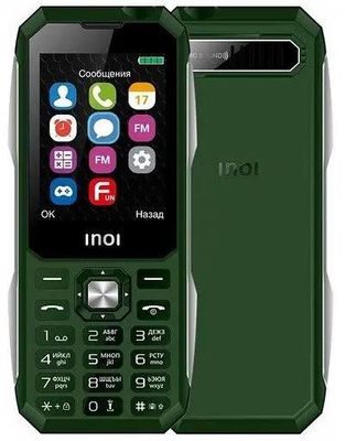 Сотовый телефон INOI 244Z, хаки – купить в Ситилинк | 1886348