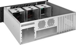 Корпус для сервера монтируемый в стойку EXEGATE Pro 3U450-12, 3U, 400 Вт, черный