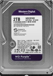 Изображение товара 2ТБ Жесткий диск WD Purple WD23PURZ,  SATA III,  3.5",  5400об/мин