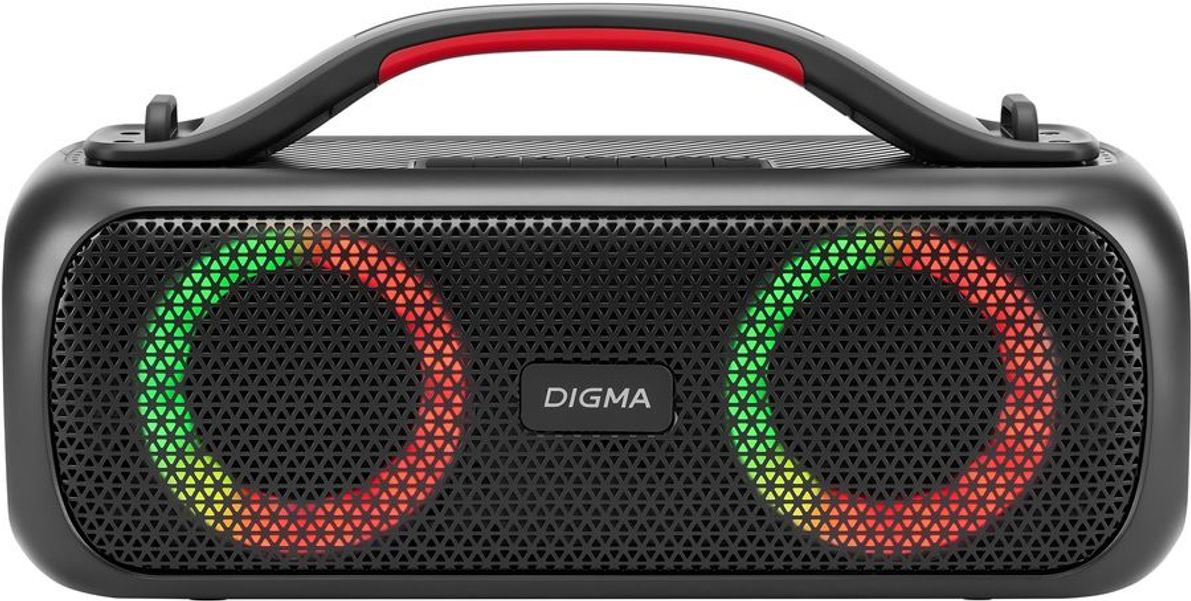 Колонка портативная Digma D-PS1531, 40Вт, черный [sp1531b]