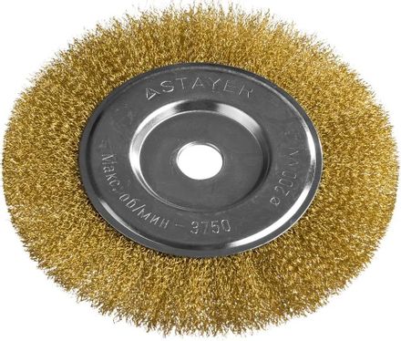Щетка дисковая Stayer 35122-200, 200мм, 22.2мм, по дереву, металлу