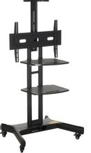 Изображение товара Стойка для телевизора ONKRON TS1552, 40-70", напольный, мобильный, черный Изображение товара Стойка для телевизора ONKRON TS1552, 40-70", напольный, мобильный, черный