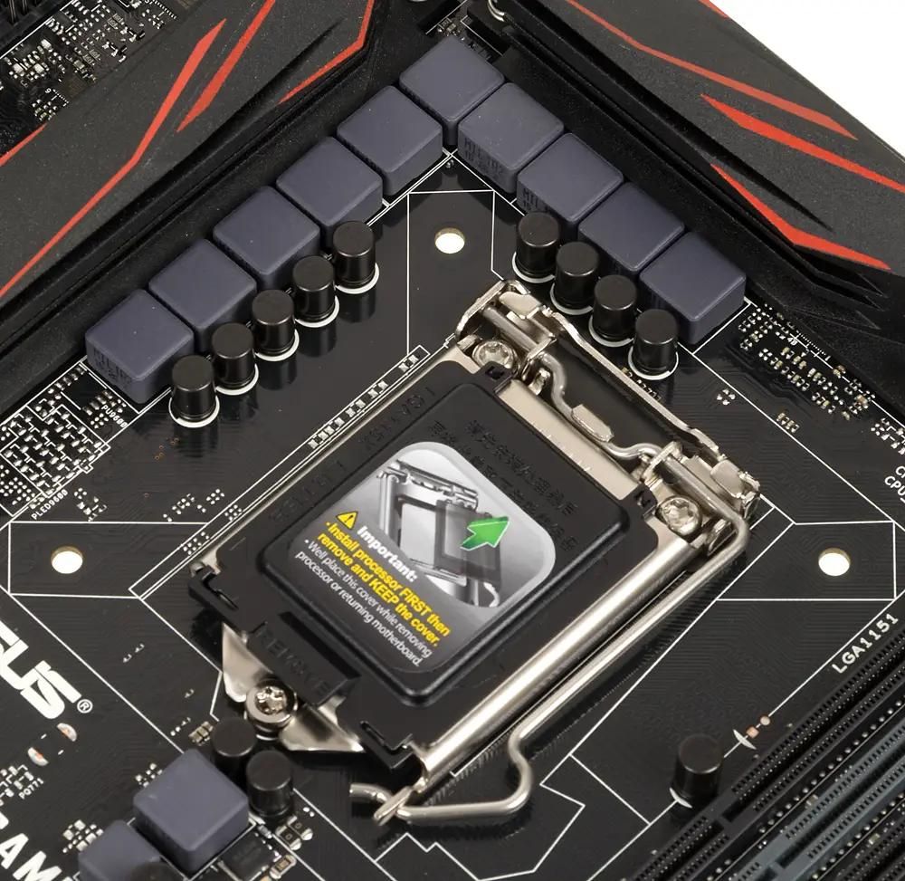 Asus h170 pro gaming motherboard top