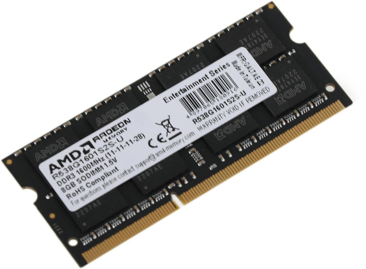 AMD R538G1601S2S U DDR3 8 1600