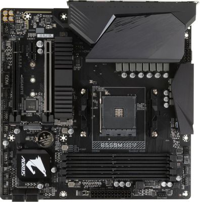 Материнская плата GIGABYTE B550M AORUS PRO-P, SocketAM4, AMD B550, mATX ...