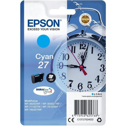 Картридж Epson T2702, голубой / C13T27024022