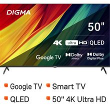Изображение товара 50 дюймовый QLED Телевизор Digma DM-LED50UQB31 4K Ultra HD