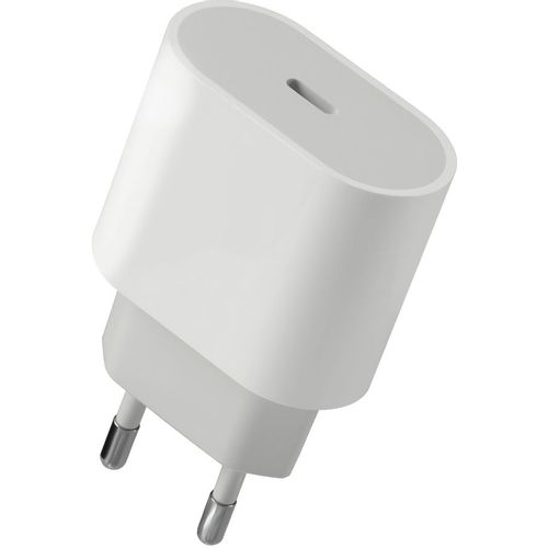 Сетевое зарядное устройство Defender UPA-121, USB-C, 8-pin Lightning, 20Вт, 3A, белый [83223]