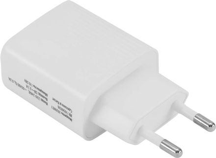Сетевое зарядное устройство Buro BUWE1,  2xUSB-A,  10.5Вт, 2.1A, белый [buwe10s200wh]