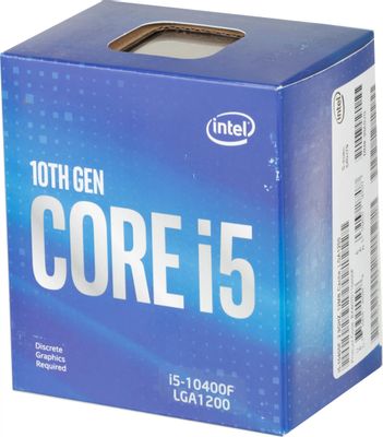 Характеристики Процессор Intel Core i5 10400F, LGA 1200, BOX