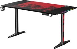 Стол игровой BLOODY BD-TB301, с регулировкой высоты, электропривод, ЛДСП, карбон