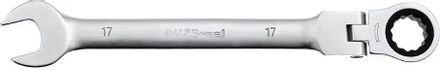Ключ гаечный AV STEEL AV-315217, 17мм, трещоточный