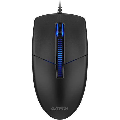 Мышь проводная A4TECH N-530, оптическая, USB, 1200dpi, черный