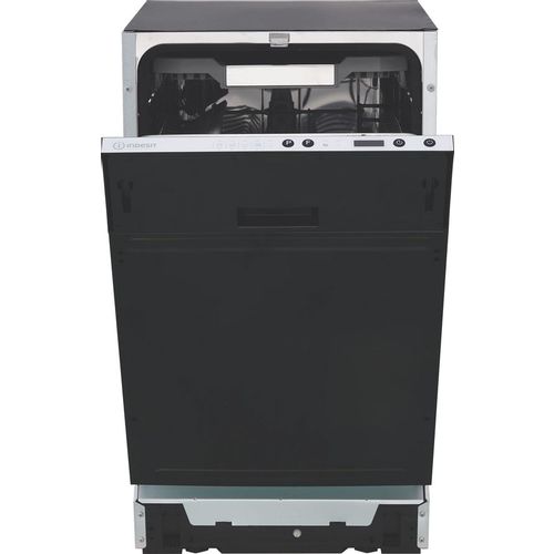Встраиваемая посудомоечная машина Indesit DIS 2C29, узкая, ширина 44.8см, полновстраиваемая, загрузка 11 комплектов, нержавеющая сталь