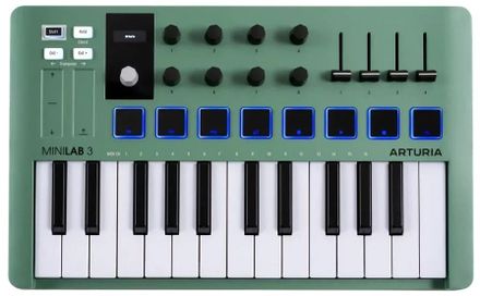 Синтезатор ARTURIA MiniLAB 3, зеленый