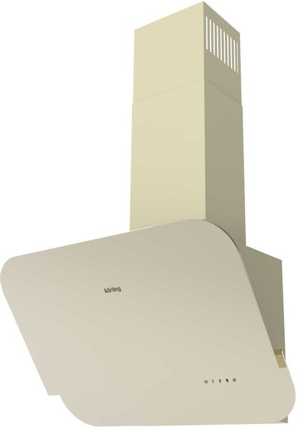 Вытяжка каминная Korting KHC 66135 GB, кнопочное управление, бежевый